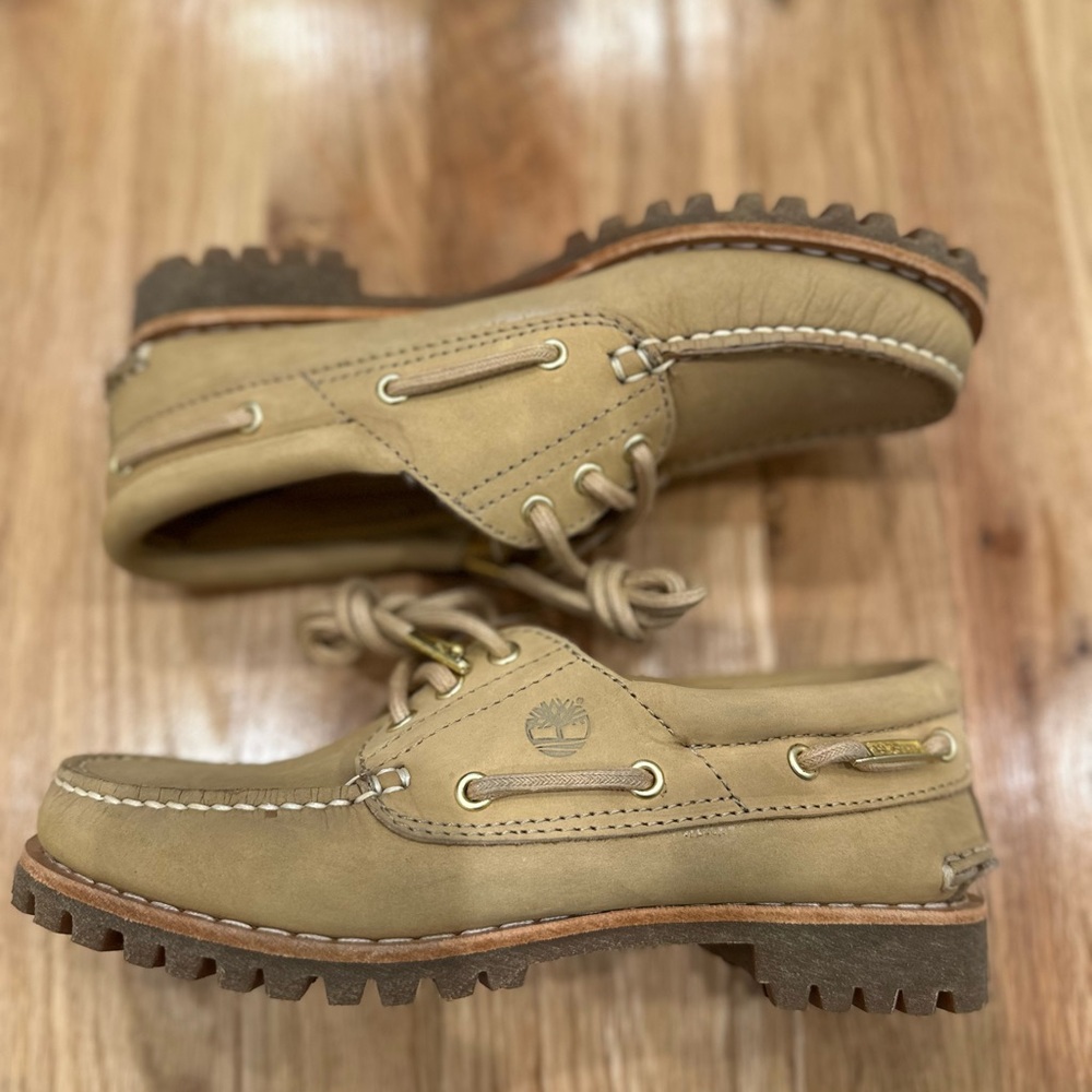 Timberland Women's Tan Leather Loafers